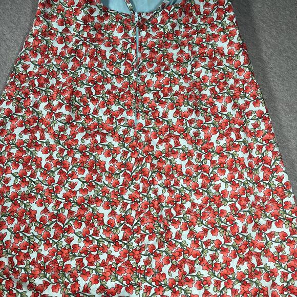 B Smart Floral Print Spaghetti Strap Womans Small Summer Dress With Front Slit - Picture 6 of 8